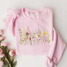 Vintage Garden Wild Flowers Sweatshirt