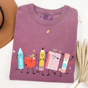 Cute School Supplies Comfort Colors T-Shirt