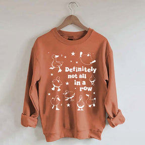 Retro Ducks Not in A Row Sweatshirt