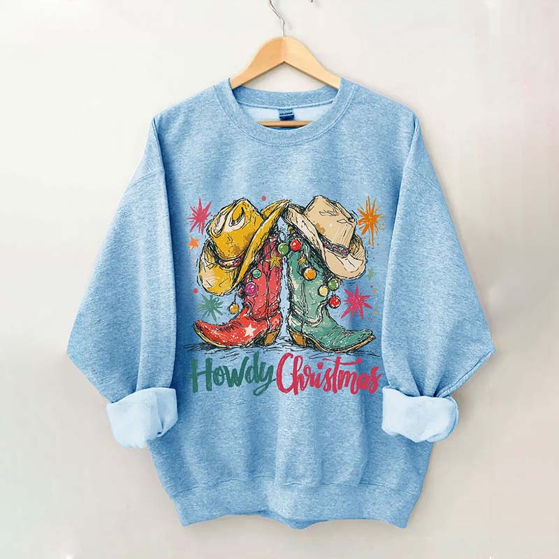 Cute Howdy Christmas Sweatshirt