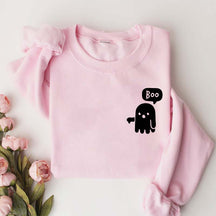 Boo Ghost Halloween Sweatshirt