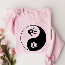 Yin and Yang Dog Paw Sweatshirt