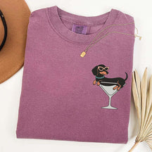 Weenies and Martinis Dachshund Weenie Tini T-Shirt
