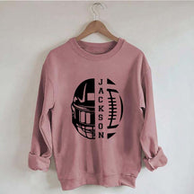 Personalized Football Season Mom Sweatshirt