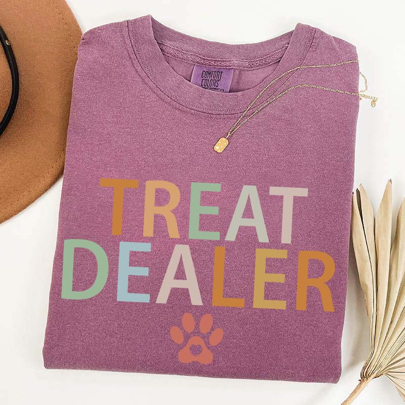 Comfort Colors Treat Dealer Dog T-Shirt