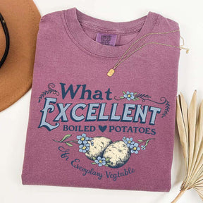 What Excellent Boiled Potatoes Funny Meme T-Shirt