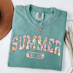 Cute Beach Vacation Summer Vibes T-Shirt
