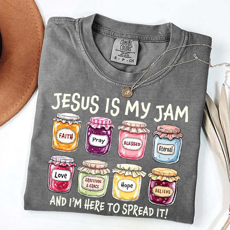 Funny Jesus Is My Jam Religous T-Shirt