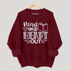 Read Your Heart Out Teacher Sweatshirt