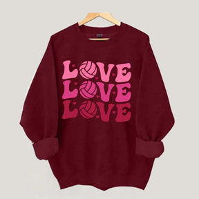 Volleyball Valentine's Day Sweatshirt