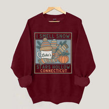 I Smell Snow Cozy Winter Season Sweatshirt