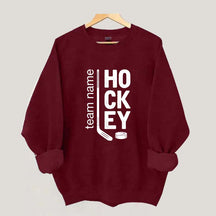 Personalized Hockey Mom Team Name Sweatshirt