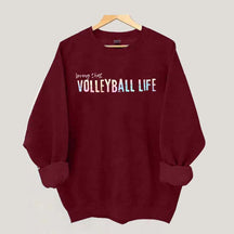 Cool Volleyball Player Sweatshirt