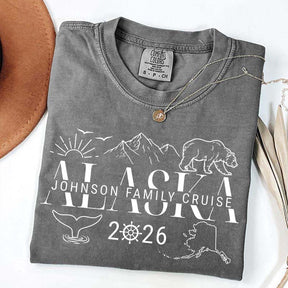Custom Alaska Cruise Group Matching Vacation T-Shirt
