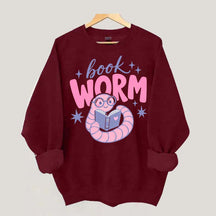 Book Worm Trendy Reading Sweatshirt
