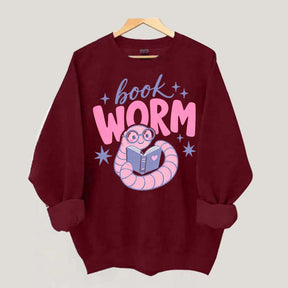 Book Worm Trendy Reading Sweatshirt