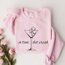 Funny St. Patrick's Day A Tini Bit Irish Sweatshirt