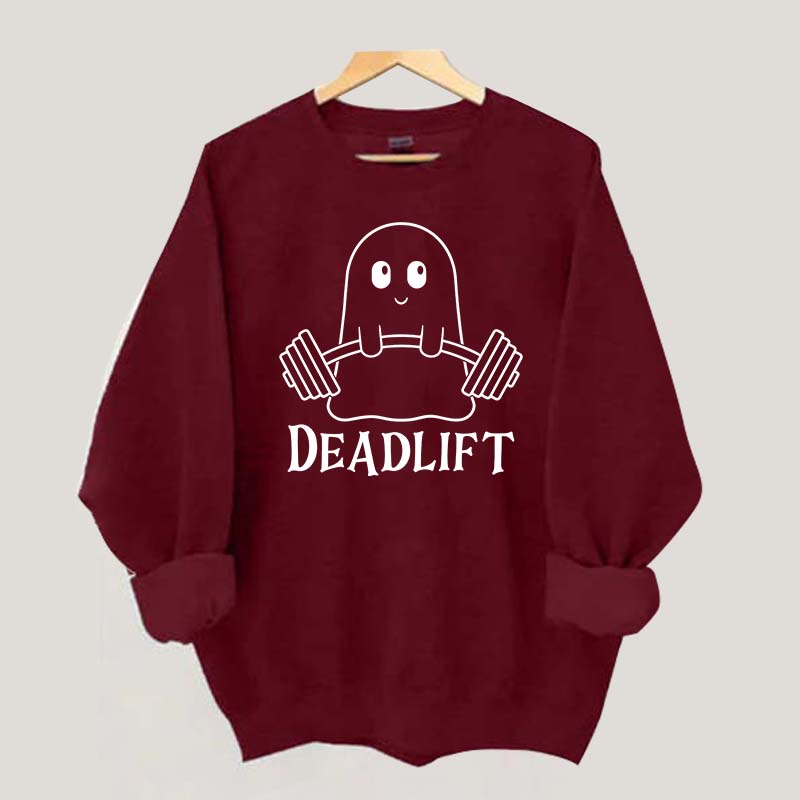 Cute Deadlift Ghost Sweatshirt