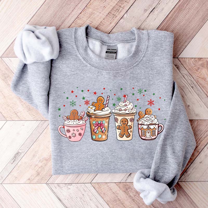 Gingerbread Christmas Coffee Cute Sweatshirt
