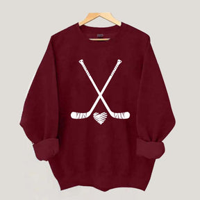Hockey Mom Fan Sweatshirt