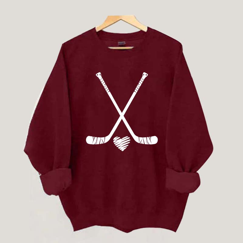 Hockey Mom Fan Sweatshirt