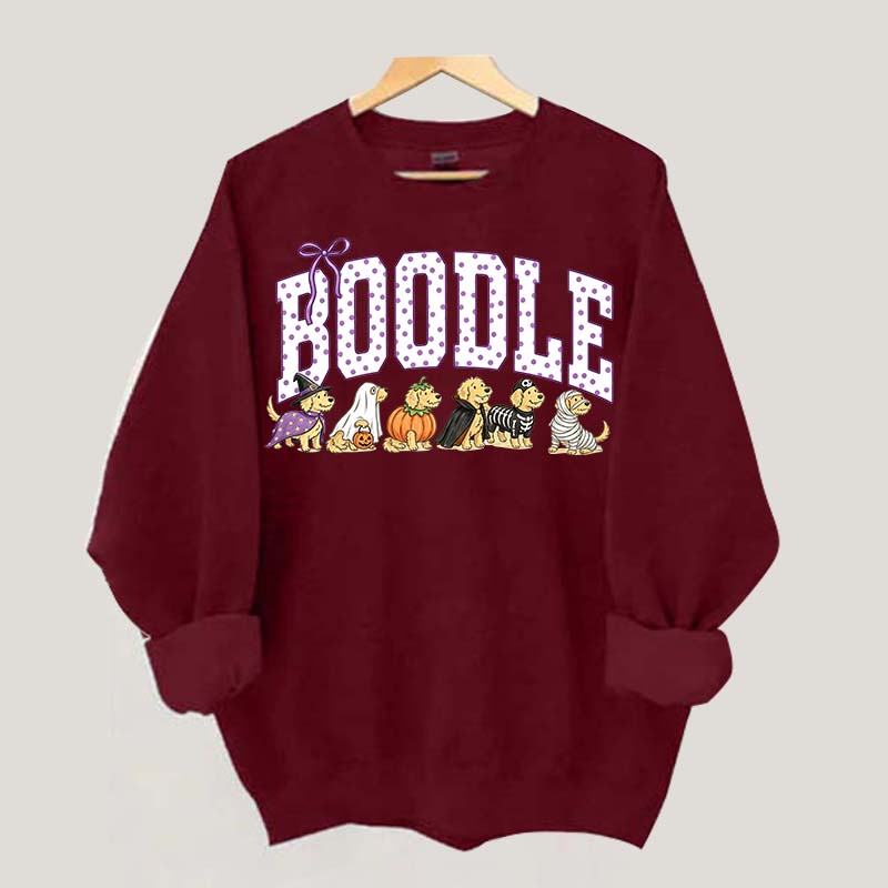 Halloween Goldendoodle Cute Dogs Sweatshirt