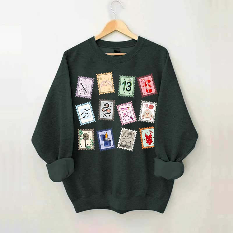 Music Stamps Sweatshirt