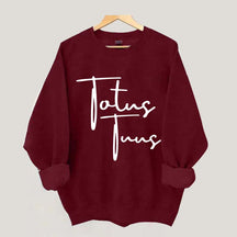 Totus Tuus Minimalist Catholic Sweatshirt