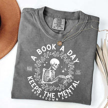 A Book a Day Skeleton T-Shirt