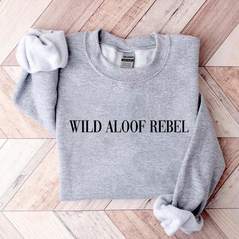 Wild Aloof Rebel Christmas Sweatshirt