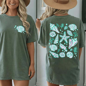 Summer Seashells Comfort Colors T-Shirt
