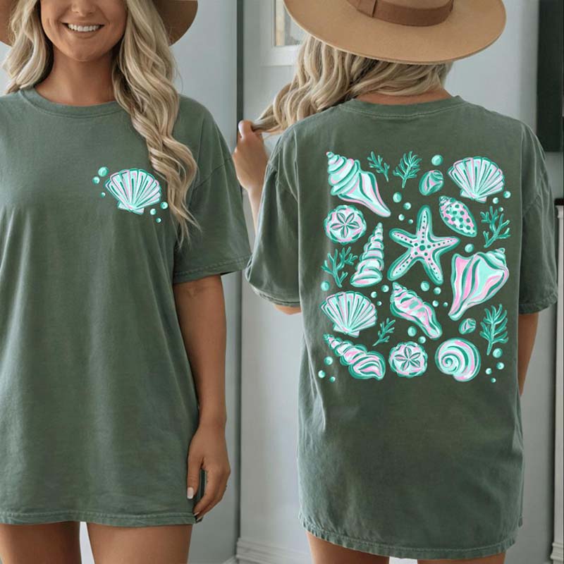 Summer Seashells Comfort Colors T-Shirt
