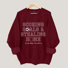 Soccer And Baseball Mama Sweatshirt