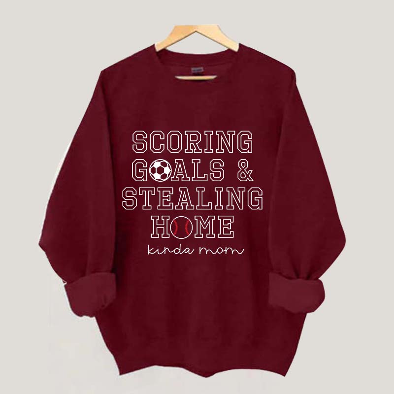 Soccer And Baseball Mama Sweatshirt