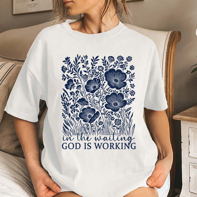 Vintage Floral Bible Verse T-Shirt