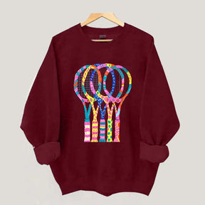 Trendy Sport Tennis Coach Sweatshirt