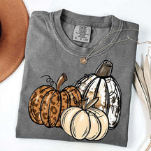 Leopard Pumpkin Thanksgiving Gift T-Shirt
