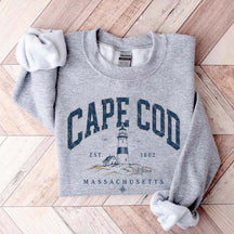 Retro Cape Cod Massachusetts Travel Destination Vacation Sweatshirt