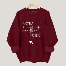 Extra Heartbeat Inside Sweatshirt