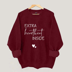 Extra Heartbeat Inside Sweatshirt