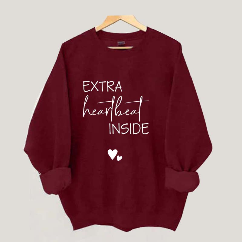 Extra Heartbeat Inside Sweatshirt