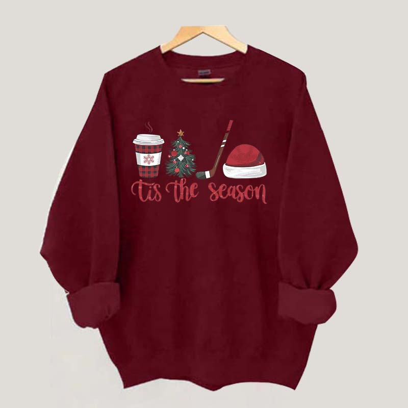 Christmas Hockey Lover Sweatshirt