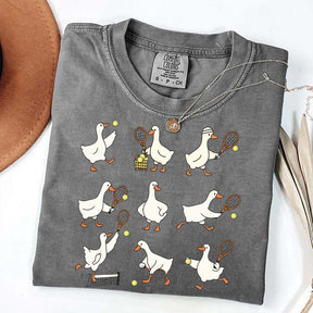 Cute Goose Tennis Sports T-Shirt