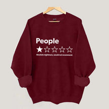 People One Star Review Sweatshirt