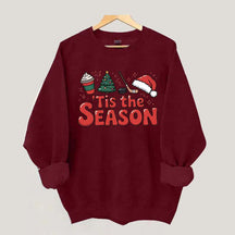 Christmas Tis The Season Hockey Sweatshirt