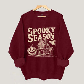 Spooky Season Haunted House Sweatshirt
