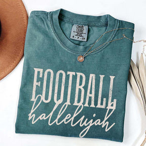 Distressed Retro Football Hallelujah T-Shirt