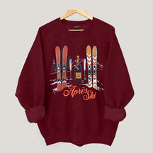 Apres Ski Champagne New Years Eve Sweatshirt