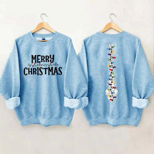 Light Merry Christmas Sweatshirt