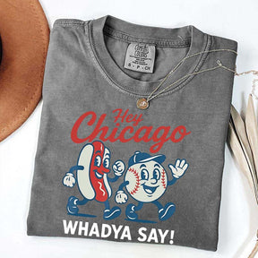 Hey Chicago Funny Baseball T-Shirt